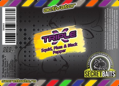 Secret Baits Triple X Activator - 200 ml foto