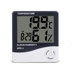 Ceas multifunctional HTC1, temperatura, umiditate foto