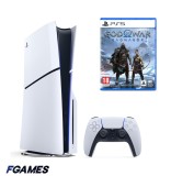 Consola Sony Playstation 5 Slim, Ps5 Disk Edition 1tb + God Of War Ragnarok PlayStation 5, Second-Hand