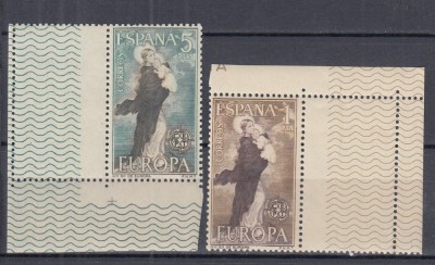 SPANIA 1963 EUROPA CEPT SERIE MNH foto
