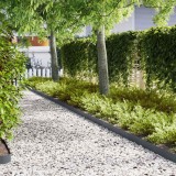 VidaXL Borduri de Grădină 50 buc Antracit 100x0,5x15 cm din Plastic