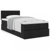 Gossi cadru de pat otoman cu saltea tesatura neagra 100x200cm