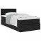 Gossi cadru de pat otoman cu saltea tesatura neagra 100x200cm