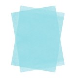 Hartie matase Colorarte, 66x50cm, albastru deschis, set 100 coli