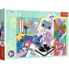 Puzzle Trefl 100 piese Stitch Amintiri, carton, multicolor, recomandat copiilor si adultilor