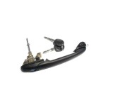 Maner usa exterior usa fata SEAT IBIZA/CORDOBA (6K), 07.1999-02.2002, partea stanga=dreapta, negru; cu 1 cilindru usa,
