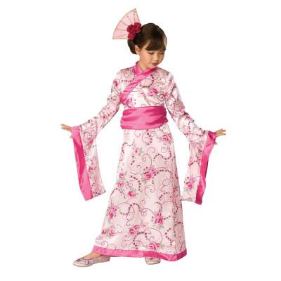 Costum Printesa Asiatica pentru fete 100 cm 3-4 ani foto