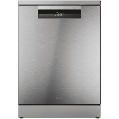 Masina de spalat vase Haier XF 5C4M1X, 15 seturi, 10 programe, Clasa C, Motor Inverter, WiFi, H-Spray Arm, Flex Zone, Part Light, Automatic Open Door,