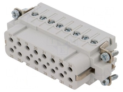 Conector HDC inserturi mamă 16 PIN 16 PE foto