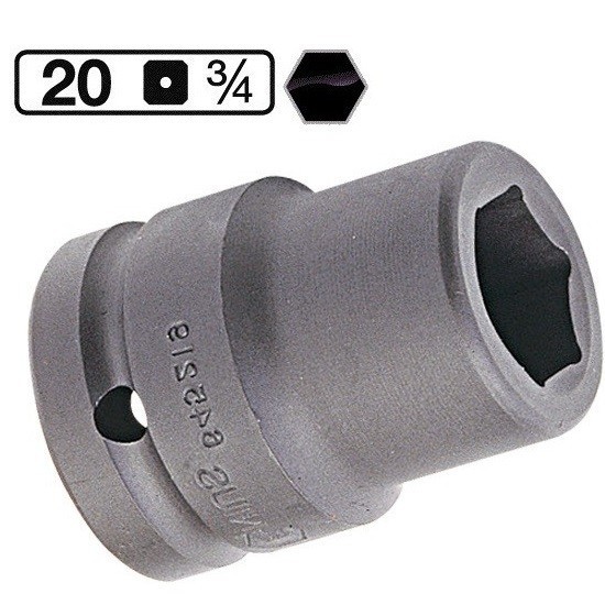 Tubulara de impact scurta de 27 mm 3/4