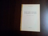 IOAN VODA CARAGEA si Traducerile lui din GOLDONI - Dan Simonescu (dedicatie-autograf) - Editura Imprimeria Nationala, 1936, 23 p., Alta editura