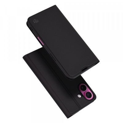 Husa pentru Apple iPhone 16 Plus, Techsuit, Magskin Book, Neagra foto