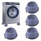 Set 4 picioruse antivibratii Nutabevr pentru masina de spalat rufe, uscator, frigider - SECOND