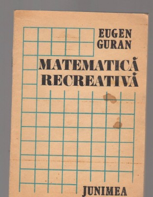 C8273 MATEMATICA RECREATIVA DE EUGEN GURAN foto