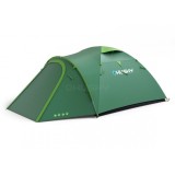 Cort Husky Bizon 3 Plus Green, 3 Persoane, Impermeabil 4000mm, Spatios, Outdoor, Drumetii, Montaj Rapid, 5.2kg