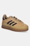 adidas Originals sneakers Gazelle Bold culoarea maro, JQ3582