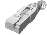 Mufă RJ45 Cat 6a Ecranat 8p8c 28-24AWG