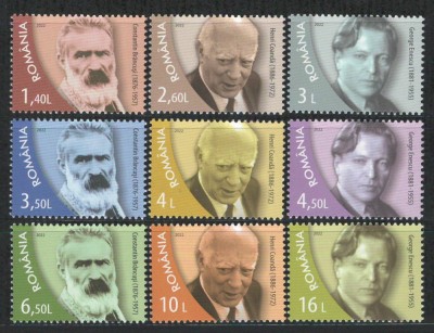 Romania 2022 Mi 7956/64 MNH - Personalitati foto