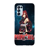 Husa compatibila cu Oppo A72 model Erza Scarlet Fairy Tail, Silicon, TPU, Viceversa, Transparent, Carcasa