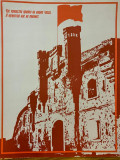 Afiș original 2 propagandă sovietică URSS uniunea sovietica, comunism 56 x 43,5