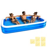Piscina gonflabila de gradina Trizand XXL 305x183x50 cm, dreptunghiulara