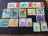 Lot timbre China, stampilat, 15 valori, anii 1960, serii diferite