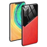 Husa pentru SAMSUNG Galaxy A20s - Leather Lens (Rosu)