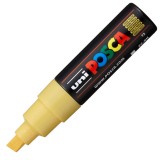 Cumpara ieftin Marker UNI PC-8K Posca, 8.0 mm,varf tesit,galben pai