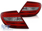 Set de stopuri LED de tuning potrivit pentru Mercedes C-Class W204 2007-2010 sedan, stanga si dreapta Performance AutoTuning
