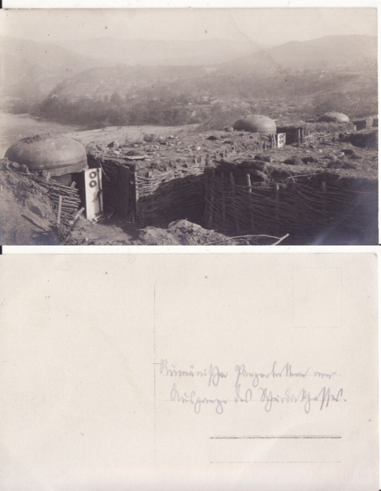 Foto militara, WWI, WK1- Cazemate