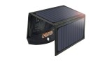 Choetech Solar Charger USB &Icirc;ncărcător solar pliabil 19W 2x USB negru (SC001)