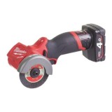 Masina multifunctionala cu acumulator, model M12 FCOT-422X cu doi acumulatori de 12V cu 2Ah si 4 Ah si incarcator, 1 x disc abraziv (cod 4932464717),