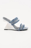 Karl Lagerfeld papuci WAVERLY femei, toc pana, KL34611D