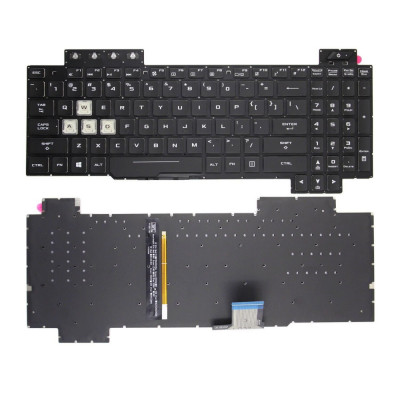 Tastatura Laptop Gaming, Asus, TUF FX505, FX505G, FX505DD, FX505DT, FX505DY, FX505GD, FX505GE, FX505GT, FX505DV, iluminata, RGB, layout US foto