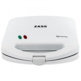 Sandwich-maker Zass ZSM 01, putere 750W, Alb - NOU