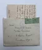 Plic francat HIGHGATE, London, Anglia, 1932 cu marca halfpenny cu scrisoare