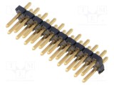 Conector SAMTEC şiruri pini tată 10 PIN 2,54mm aurit THT