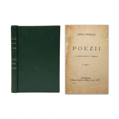Mihai Eminescu, Poezii, ediția Maiorescu foto