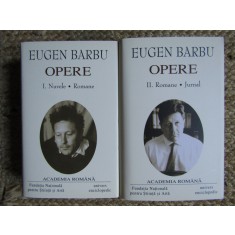 Nuvele Romane / Eugen Barbu OPERE Vol. 1-2 EDITIE DE LUX