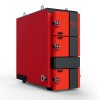 Cazan Combustibil Solid WARMLINE PREMIUM 75 KW, Otel 6mm, Arderea Lunga, Eficienta 82%, Incalzire Casa, Lemn/Turba