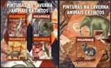 MOZAMBIC 2015, Fauna - Animale preistorice, Arta, serie neuzată, MNH, Nestampilat