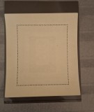 Romania MNH 1959 - 10 ani comert filatelic colita dantelata cu supratipar - LP 472 (cititi descrierea - C1)