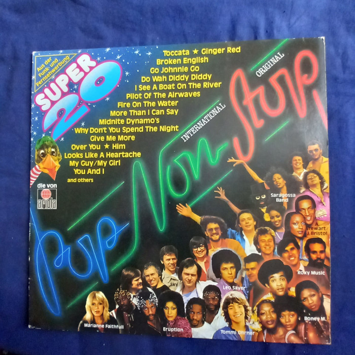 various - Super 20 Pop Non Stop _ vinyl,LP _ Ariola,Germania, 1980_NM / VG+