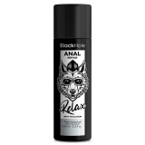 Lubrifiant anal BLACK HOLE, cu acid hialuron, textura groasa, relaxant, pe baza de apa, 100 ml