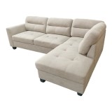 Cumpara ieftin Coltar stanga Camile, Pako World, Textil, Bej, 270x174x95 cm
