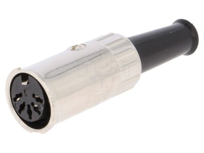 Conector DIN mamă 5 pini 180&amp;deg; foto