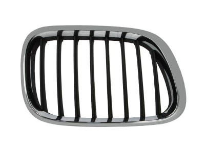 Grila radiator Bmw X5 (E53), 01.1999-05.2003, dreapta, crom/negru, 51138402646, 205005-2 foto