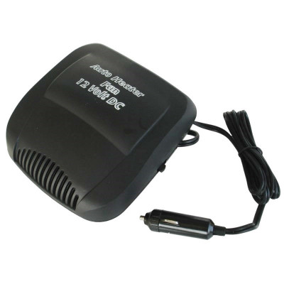 Aeroterma si ventilator auto, 150 W, 12 V, Negru foto