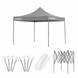 Pavilion de grădină pliabil 3x3 m