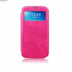 Husa Flip S-View window Samsung Galaxy Note3 N9000 Pink